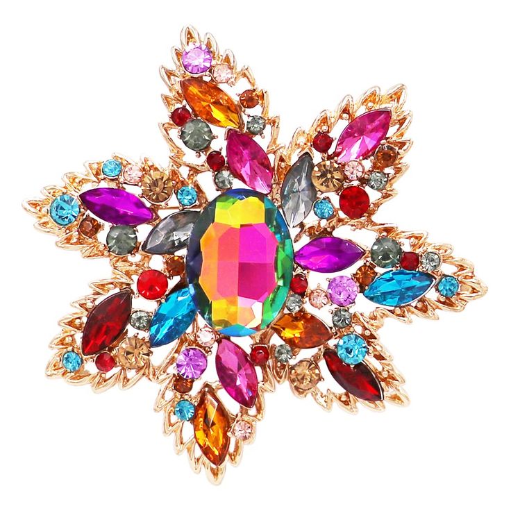 Multicolored Brooch